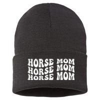 My Favorite Horse Rider Calls Me Mom Horseback Sustainable Knit Beanie