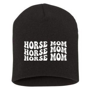 My Favorite Horse Rider Calls Me Mom Horseback Short Acrylic Beanie