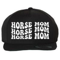 My Favorite Horse Rider Calls Me Mom Horseback Wool Snapback Cap