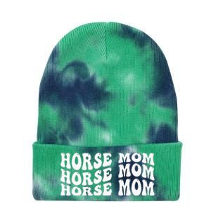 My Favorite Horse Rider Calls Me Mom Horseback Tie Dye 12in Knit Beanie