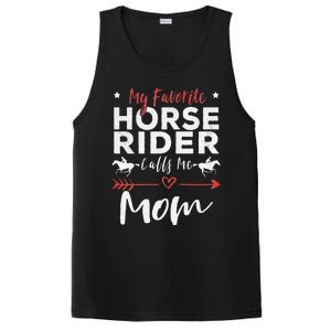 My Favorite Horse Rider Calls Me Mom Horseback PosiCharge Competitor Tank