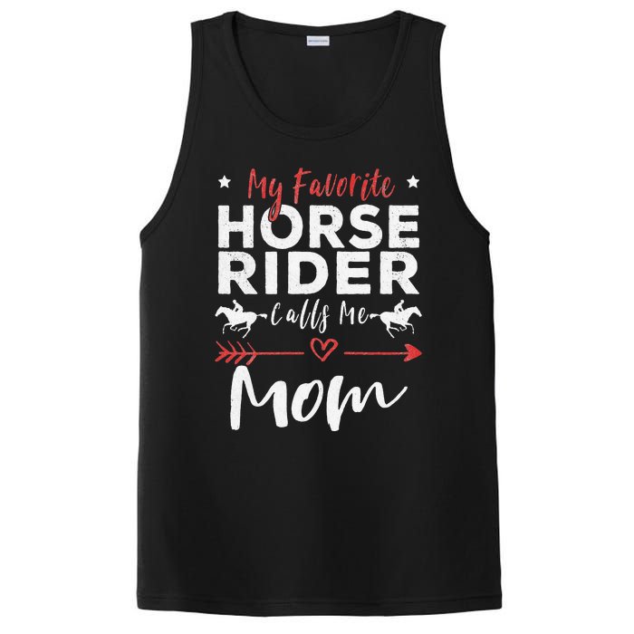 My Favorite Horse Rider Calls Me Mom Horseback PosiCharge Competitor Tank