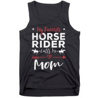 My Favorite Horse Rider Calls Me Mom Horseback Tank Top