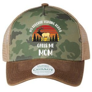 My Favorite Hunting Buddy Calls Me Mom Gift Legacy Tie Dye Trucker Hat