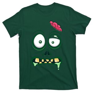 Monster Face Halloween Matching Costume Zombie T-Shirt