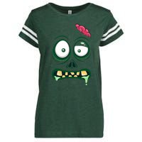 Monster Face Halloween Matching Costume Zombie Enza Ladies Jersey Football T-Shirt