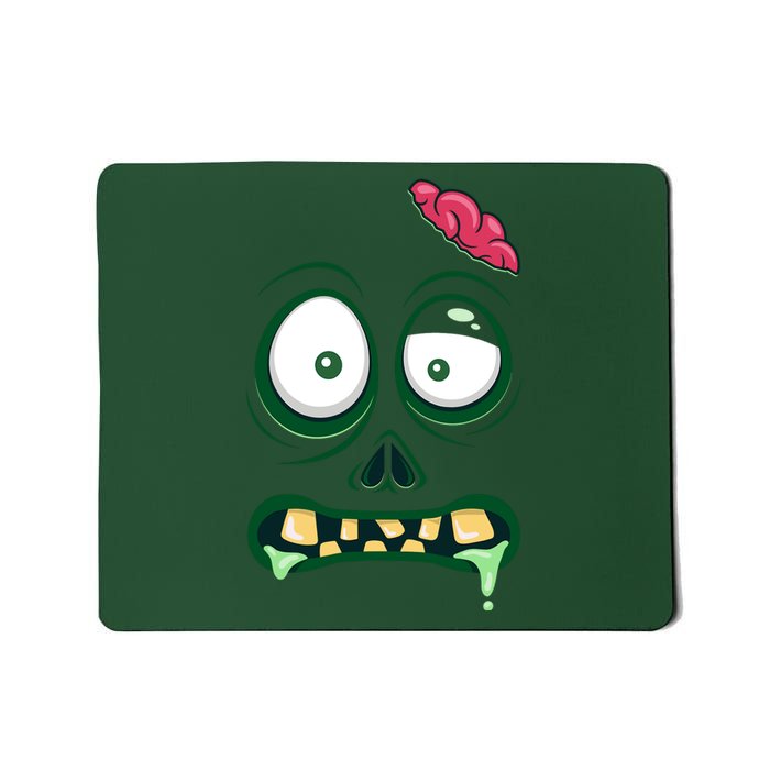 Monster Face Halloween Matching Costume Zombie Mousepad