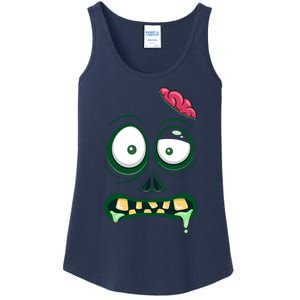 Monster Face Halloween Matching Costume Zombie Ladies Essential Tank