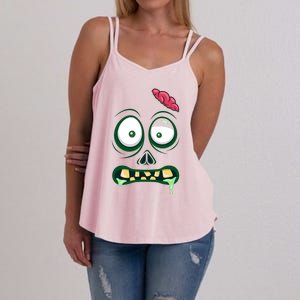 Monster Face Halloween Matching Costume Zombie Women's Strappy Tank