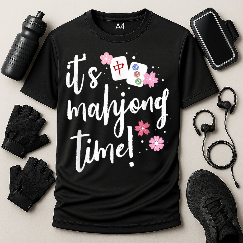 Mahjong For Her Mahjong Player Performance Shirt