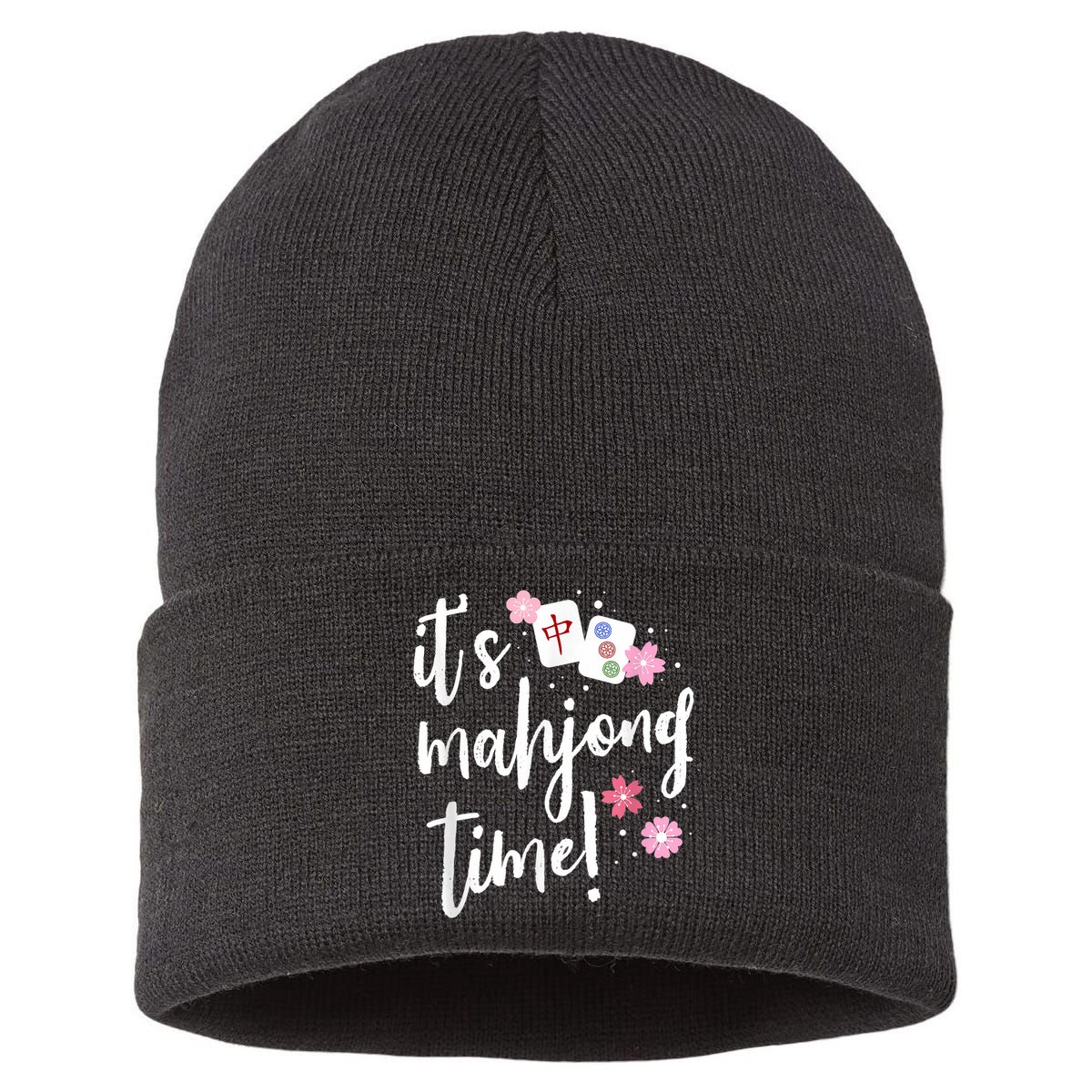 Mahjong For Her Mahjong Player Sustainable Knit Beanie