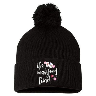 Mahjong For Her Mahjong Player Pom Pom 12in Knit Beanie