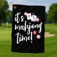 Mahjong For Her Mahjong Player Golf Towel