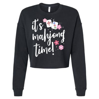 Mahjong For Her Mahjong Player Cropped Pullover Crew