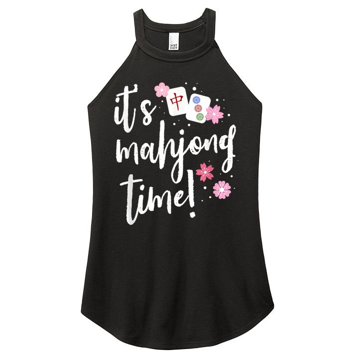 Mahjong For Her Mahjong Player Women's Perfect Tri Rocker Tank