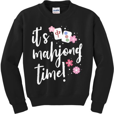 Mahjong For Her Mahjong Player Kids Sweatshirt