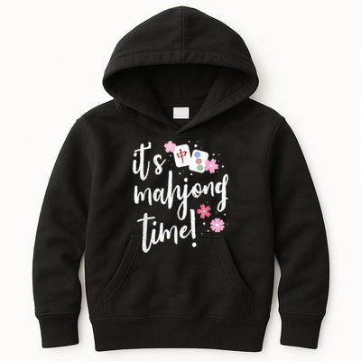 Mahjong For Her Mahjong Player Kids Hoodie