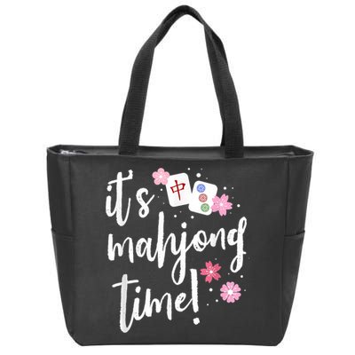 Mahjong For Her Mahjong Player Zip Tote Bag
