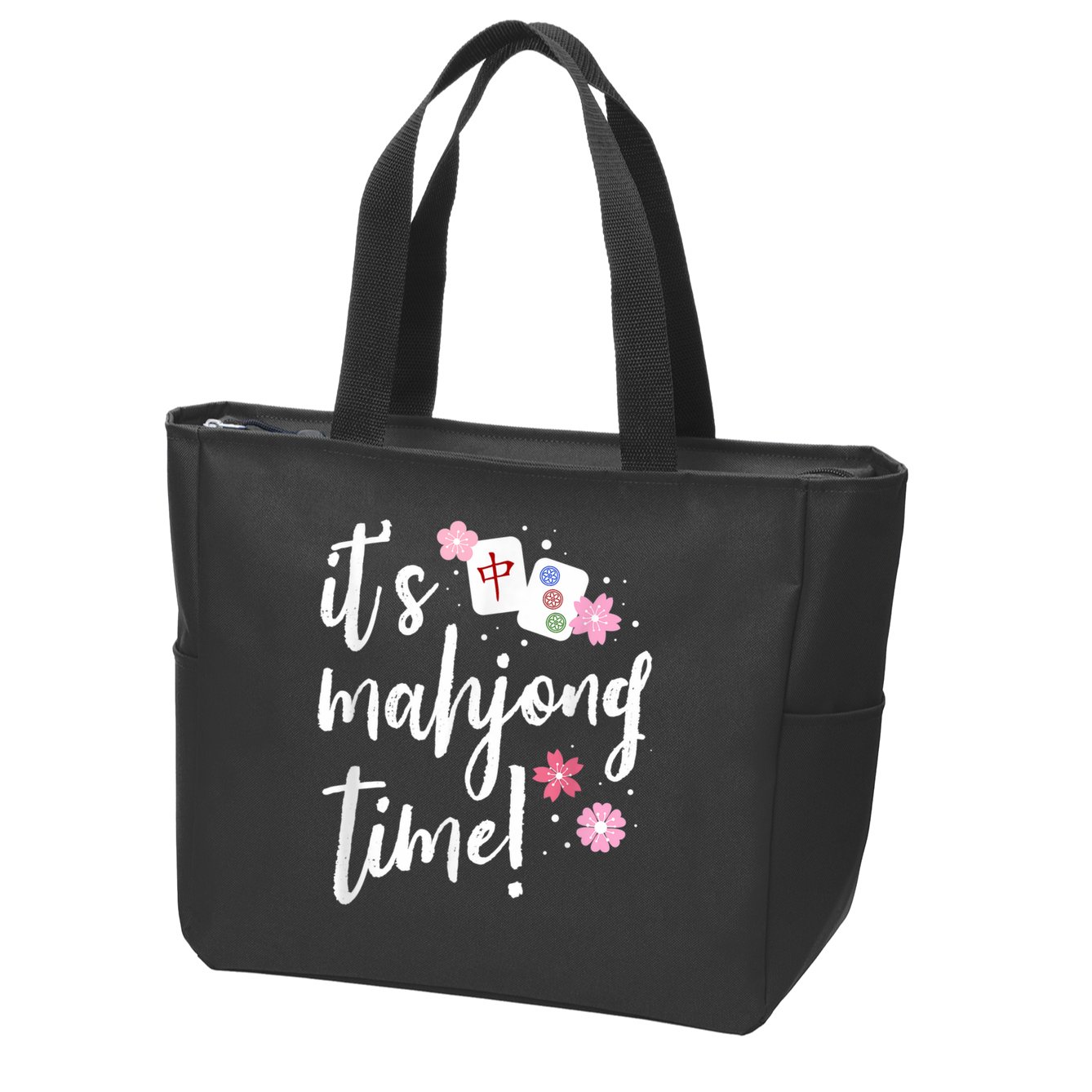 Mahjong For Her Mahjong Player Zip Tote Bag