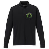 My Favorite Holiday Sunset Irish St Patrick's Day Performance Long Sleeve Polo