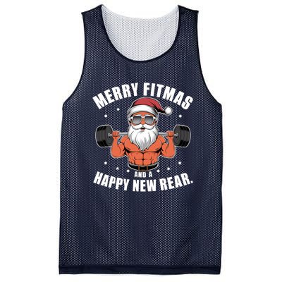 Merry Fitness Happy New Rear Workout Christmas Fitness Gym Mesh Reversible Basketball Jersey Tank