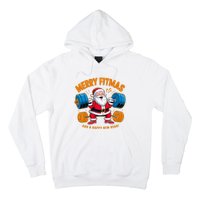 Merry Fitness Happy New Rear Workout Christmas Fitness Gym Hoodie