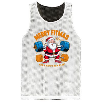 Merry Fitness Happy New Rear Workout Christmas Fitness Gym Mesh Reversible Basketball Jersey Tank