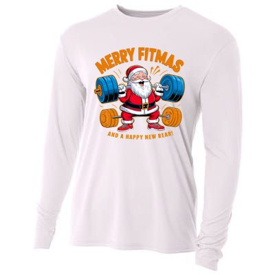 Merry Fitness Happy New Rear Workout Christmas Fitness Gym Cooling Performance Long Sleeve Crew