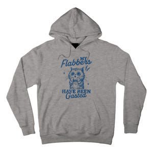 My Flabbers Have Been Gasted Distressed Retro Funny Cat Tall Hoodie