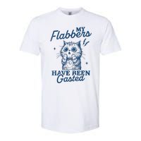 My Flabbers Have Been Gasted Distressed Retro Funny Cat Softstyle CVC T-Shirt