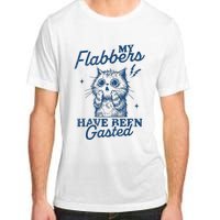 My Flabbers Have Been Gasted Distressed Retro Funny Cat Adult ChromaSoft Performance T-Shirt