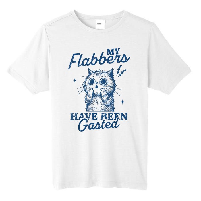 My Flabbers Have Been Gasted Distressed Retro Funny Cat Tall Fusion ChromaSoft Performance T-Shirt