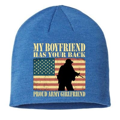 My Friend Has Your Back Military Proud Army Friend Gift Sustainable Beanie