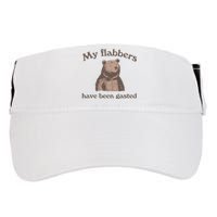 My Flabbers Have Been Gasted Funny Graphic Bear Art Cute Adult Drive Performance Visor