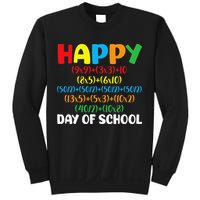 Math Formula Happy 100th Day Of School Math Teacher Sweatshirt