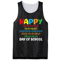 Math Formula Happy 100th Day Of School Math Teacher Mesh Reversible Basketball Jersey Tank
