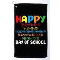 Math Formula Happy 100th Day Of School Math Teacher Golf Towel