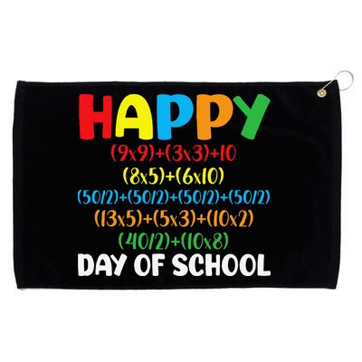 Math Formula Happy 100th Day Of School Math Teacher Grommeted Golf Towel