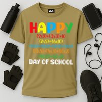 Math Formula Happy 100th Day Of School Math Teacher Performance Shirt