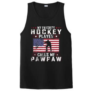 My Favorite Hockey Player Calls Me Pawpaw Father Day Gift PosiCharge Competitor Tank