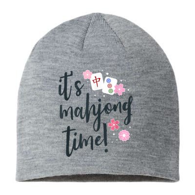 Mahjong For Her Mahjong Quote Sustainable Beanie