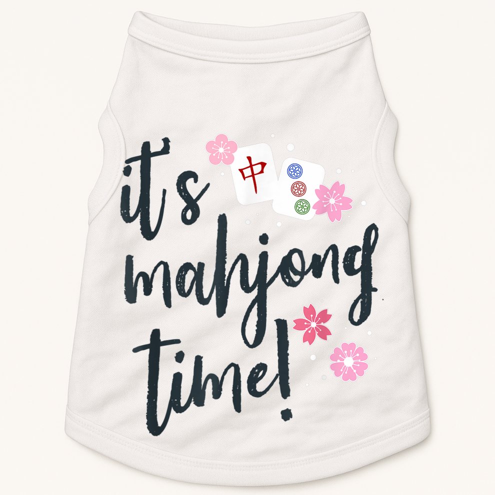 Mahjong For Her Mahjong Quote Doggie Tank