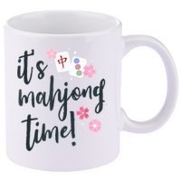 Mahjong For Her Mahjong Quote 11oz C Handle Ceramic Mug