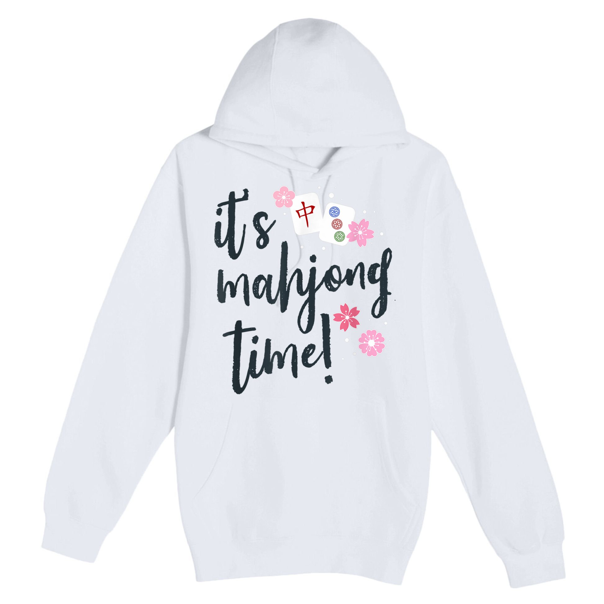 Mahjong For Her Mahjong Quote Premium Pullover Hoodie