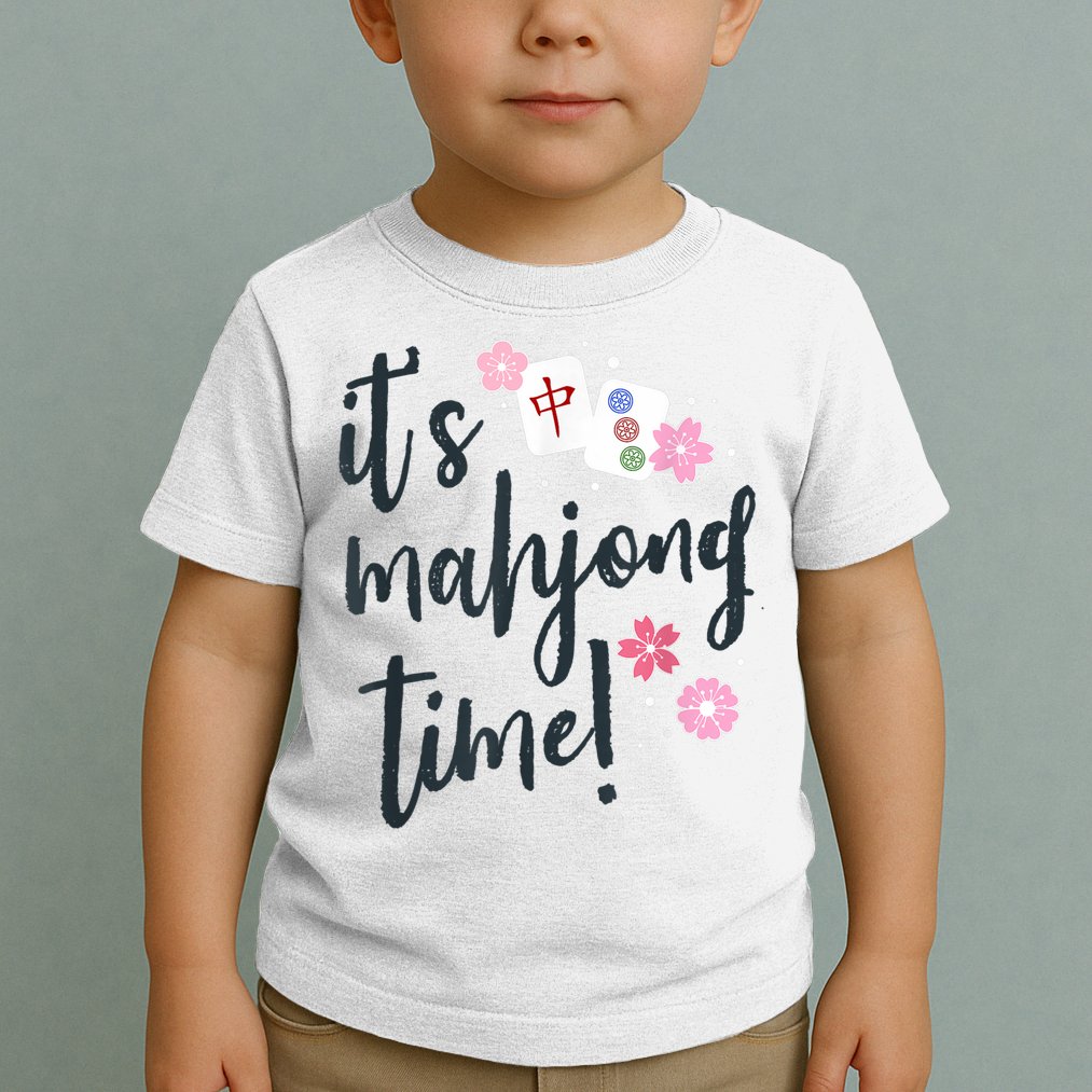 Mahjong For Her Mahjong Quote Toddler T-Shirt