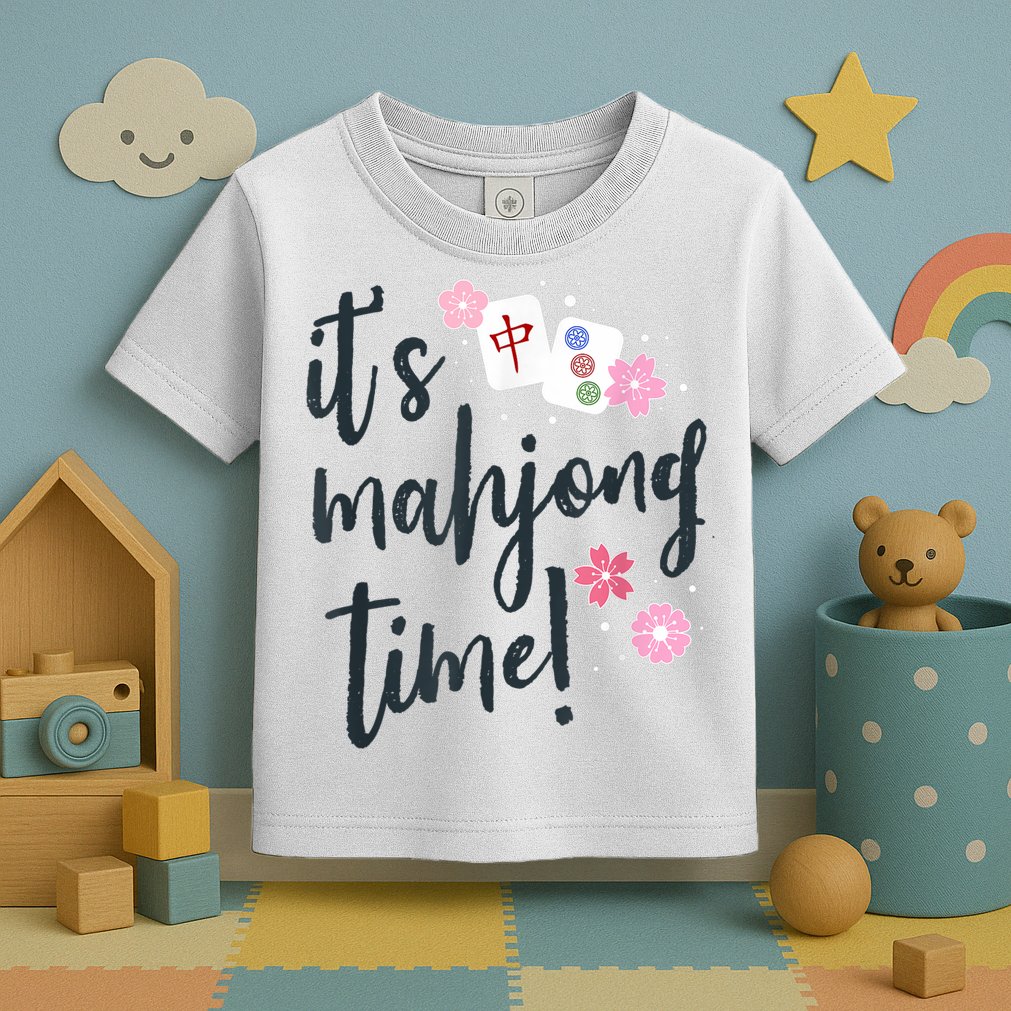 Mahjong For Her Mahjong Quote Toddler T-Shirt