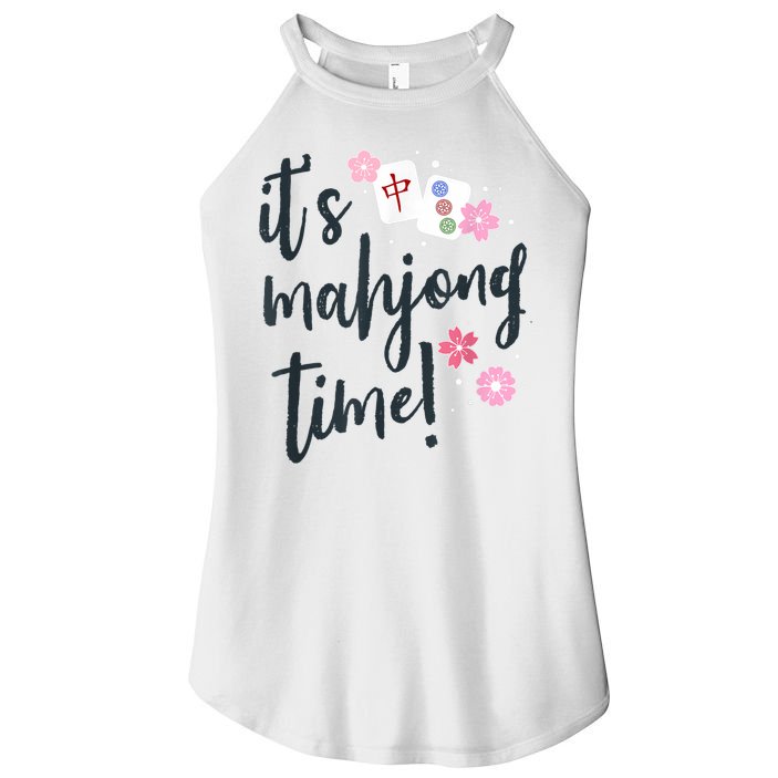 Mahjong For Her Mahjong Quote Women's Perfect Tri Rocker Tank