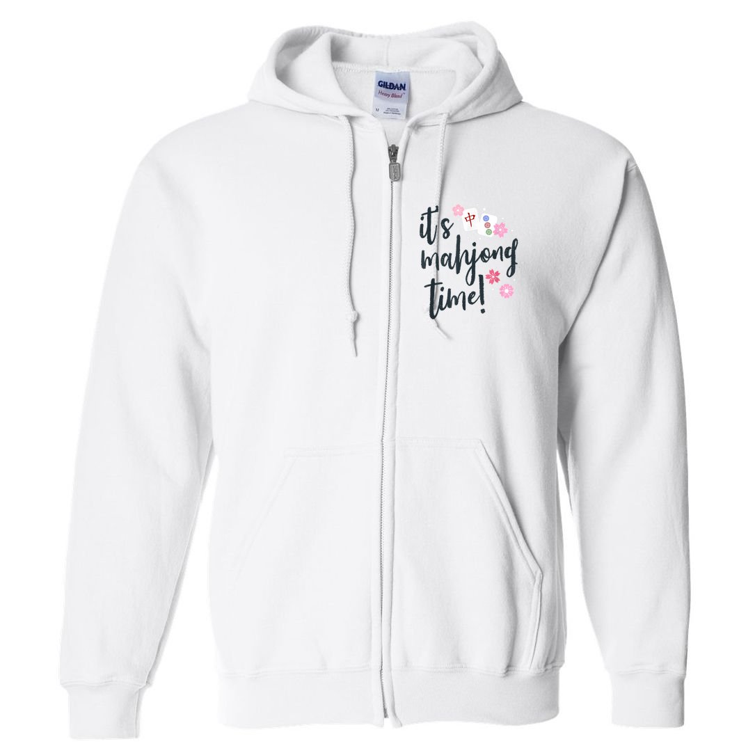 Mahjong For Her Mahjong Quote Full Zip Hoodie