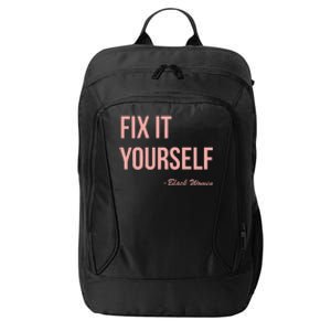 Myprideapparel Fix It Yourself Black Women City Backpack