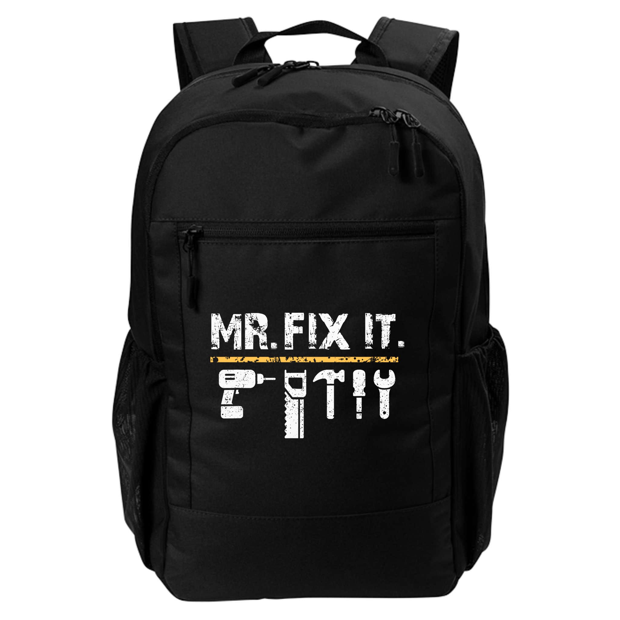 Mr Fix It . Funny Handyman Woodworking Backpack